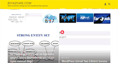 Desktop Screenshot of beyazfare.com